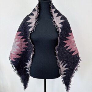 Aritzia Triangle  Aztec Wool Scarf